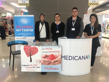 Medicana Sivas Hastanesi 3-9 Kasım Organ Bağışı Haftası kapsamında bir takım etkinler gerçekleştirdi.