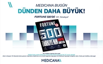 Medicana dünden çok daha büyük: Fortune 500’ün 127. Sırasındayız