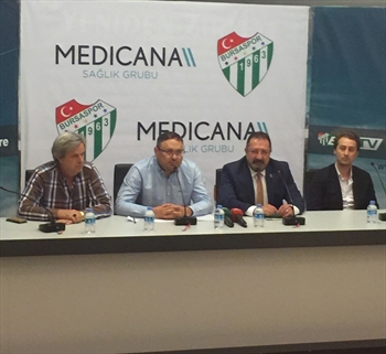 Bursaspor’un Futbol ve Basketbol Kulubünün Sağlık Sponsoru Medicana Oldu 