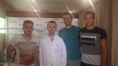 Medicana Sivasspor Futbolcuları, Medicana Hastanelerinde Sağlık Kontrolünden Geçti